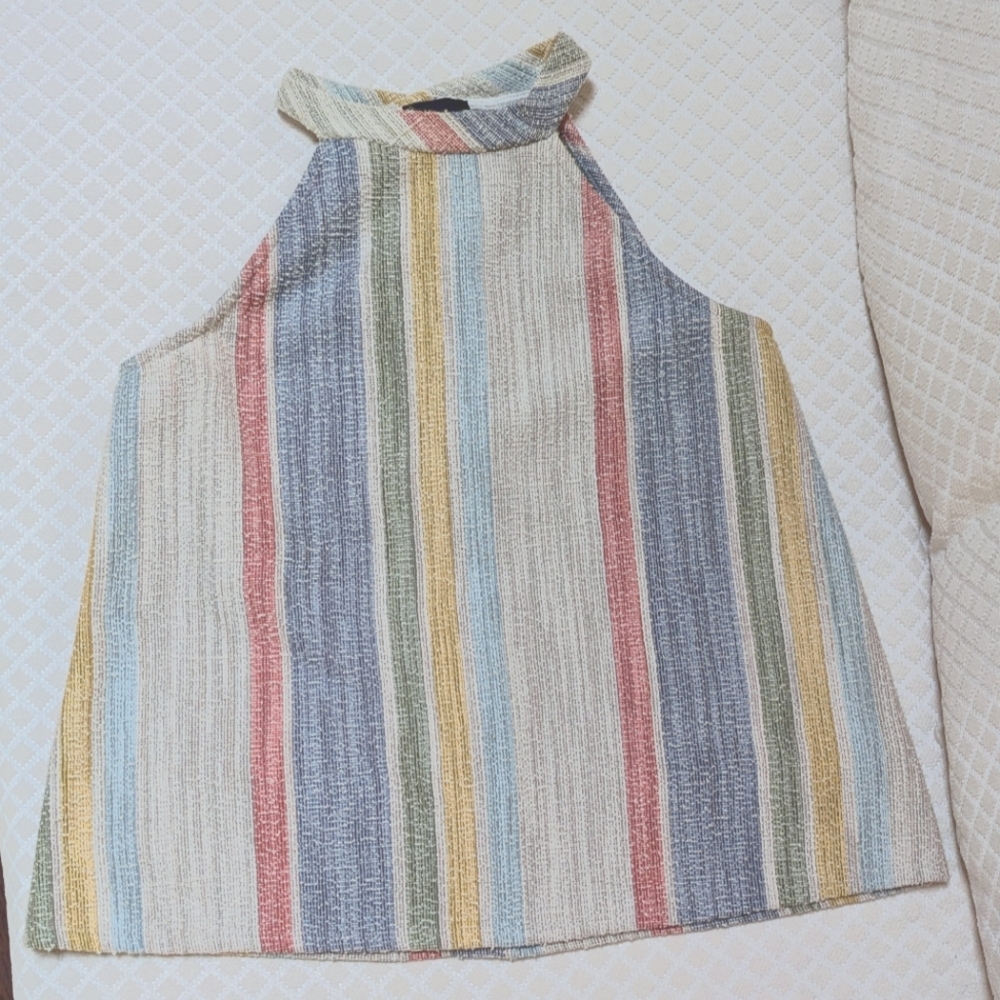 NWT W5 Sleeveless Striped Women's Size Medium Top